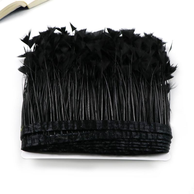 Turkey Feather Butterfly Flower Cloth Edge 10-15Cm Dress Decorative Material Latin Dance Skirt Cloth Belt Clothing Accessories