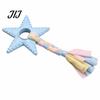Dog Chew Resistant Toys Star Shaped Toy, Bite Pet Boredom Toy Dogs Anxiety Relief with Braided Cloth Strip, Aggressive Chewer Teeth Cleaning Teething
