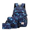 Crossten 3pcs/set High School Bags for Women Boys One Shoulder Bag Backpacks Big Student Travel Bag Men School Backpack Mochila