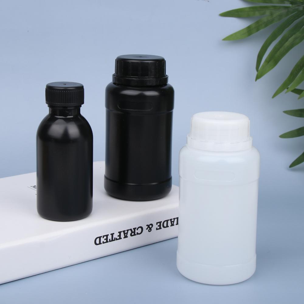 1 Stück 5/10/15/30/60/100/250ml Plastik PET Klar Leere Versiegelungsflasche Flüssigkeitsbehälter Reagenz Verpackung Aufbewahrungsglas Industriezubehör