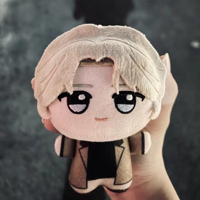 Anime Monster Johan Liebert Plush Doll 10Cm Anime Stuffed Keychains Pendant Fans Collection Cotton Doll Birthday Gift