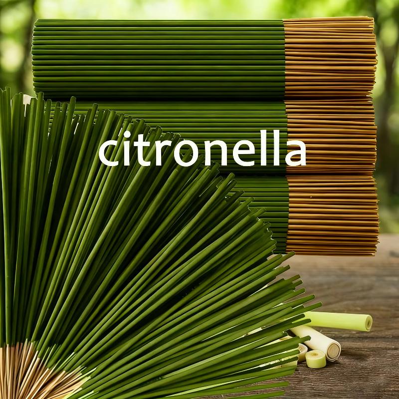 80/160Pcs Lemongrass Sticks Artificial Wooden Four-Season Fragrance Suitable Purify The Air And Relax The Mind
