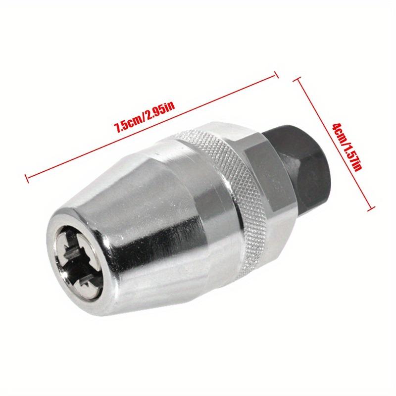 Screw Bolt Removal Tool 3/8inch Damaged Bolt Stud Extractor Used with Impact/Ratchet Wrench for Rust Painted Damaged Waste Bolts