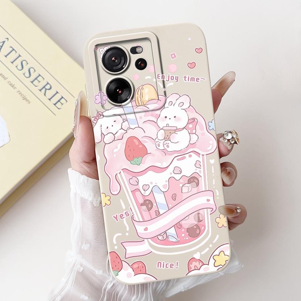 For Xiaomi 13T Pro Case 13T Silicone Cute Cartoon Cat Fashion Luxury Funny Shockproof Back Cover For Xiaomi 13T Phone Case Funda