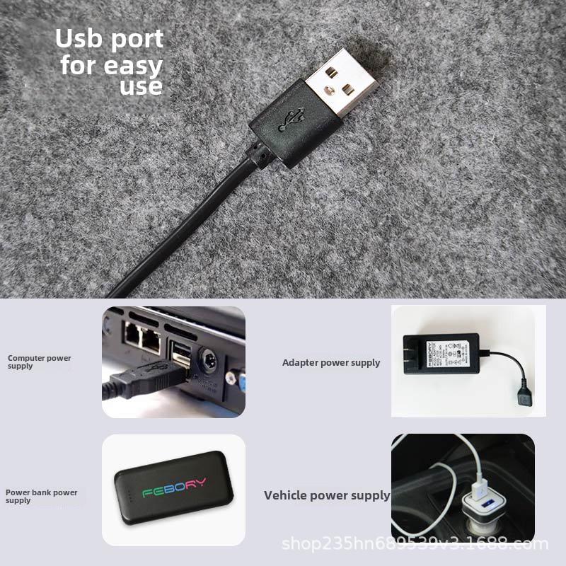 6 Zonen 10W DC Beheizte Matte Plüsch Elektrische Decke Einzelmatratze USB Typ-C Schnittstelle Tragbar Waschbar Büro Schlafzimmer Outdoor