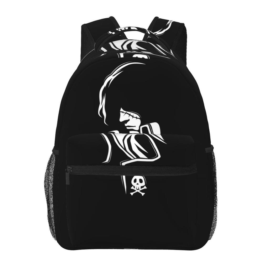 Space Pirate Captain Harlock Backpack Student Boys Girls BookBag Kids School Bag Computer Shoulder Bags for Men Women