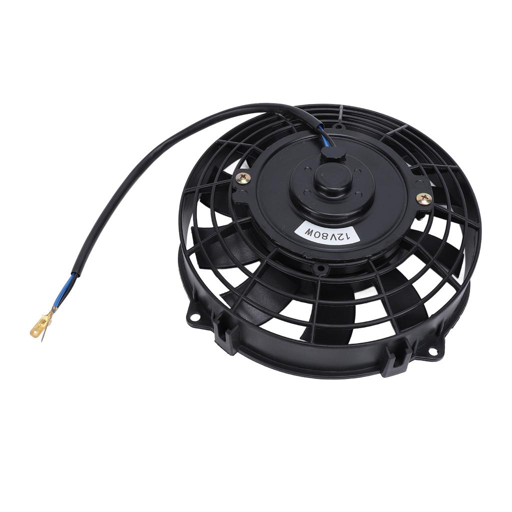 7 Inch Slim Fan 12V 80W 10 Blades High Performance Universal Push Pull Electric Radiator Cooling Fan for Vehicle