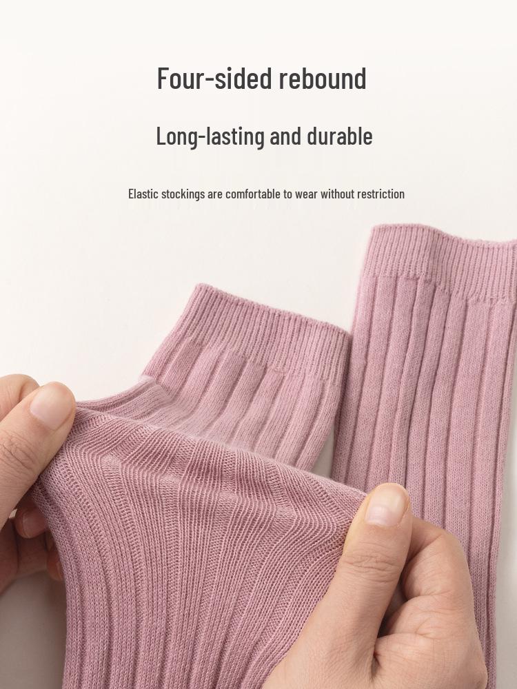 Girls’ Elastic Korean-Style Casual Leggings for Spring and Autumn