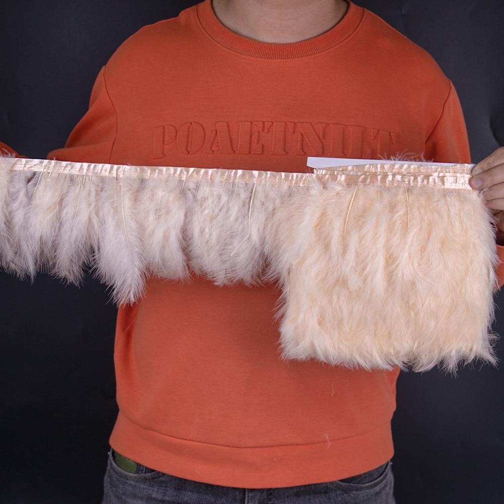 2 5 10 Meter Color Turkey Marabou Feathers Trim 4-6Inch Plumes Fringe For Sewing Crafts Wedding Party Dress Decoration