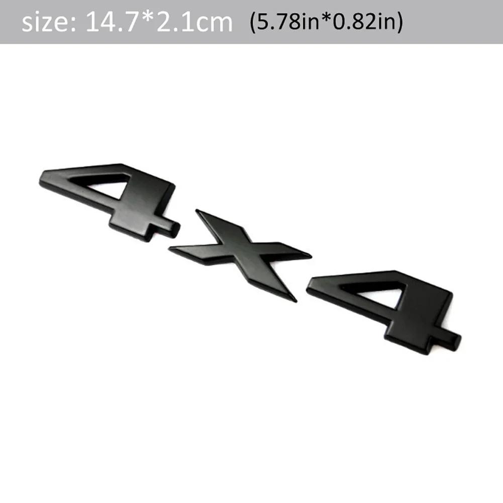 1Pcs Car 3D Metal Stickers 4WD 4X4 Decals for Nissan Juke X-trail Qashqai Opel Astra H G Insignia Kia RIO Ceed Sorento Sportage