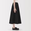 MUJI Women's Cool Flare Skirt, BE1VTA5S, Black, Size S