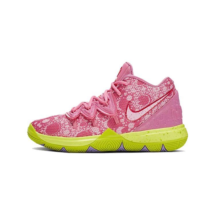 

Детские кроссовки Nike SpongeBob SquarePants x Kyrie 5 PS Патрик розовый лотос-розовый университетский красный CN4501-600