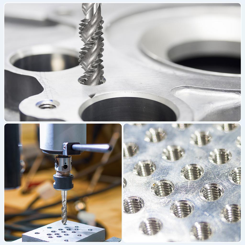 M2 M2.5 M3 M4 M5 M6 M7 M8 M10 M12 M14 M16 M18 M20 M22 Spiral Flute Thread Tap Metric Machine Taps HSS6542 Uncoated