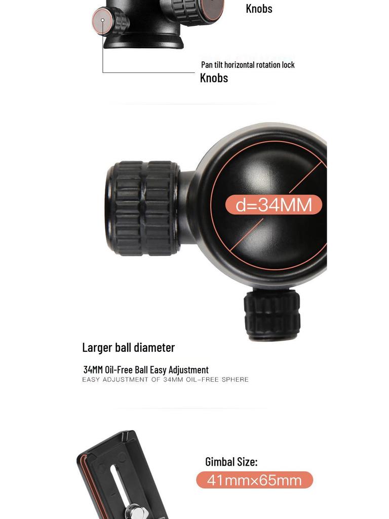 Weifeng C6620A Carbon Fiber Lightweight DSLR Camera Tripod