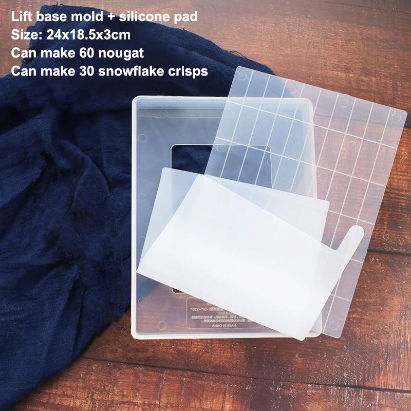 Nougat Tools Set Baking Molds Pastry Reusable Easy DIY Kitchen Rectangular Cake Molds Food Grade Nougat Baking Plate