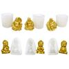 Religion Figurine Silicones Candle Molds for Candle Soap Plaster Decorations Home Decorations