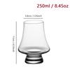 2/4/6pcs Crystal Glass Whiskey Cup Set of 250ml Clear Lead Free Drinking Glasses Scotch Liquor Barware Beer Spirits Wine Glasse