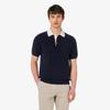 [lacoste] Men's Ribbed Collar Twisted Yarn Short Sleeve Sweater Polo Shirt PH943E-56G166