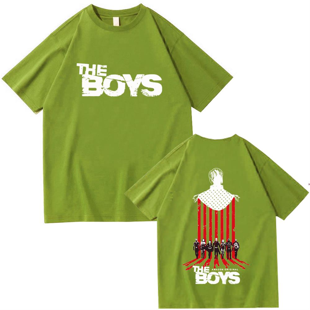 The Boys The Homelander T-Shirts Unisex Harajuku Rundhals Kurzarm Popmusik Shirts Fan Geschenk