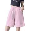 Hong Kong Vintage Chic Outside Wear Sports Shorts Pants Women's Summer Loose Thin Casual Pants High Waist Five Point Pants