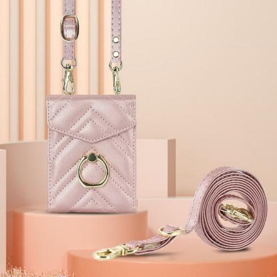 Telefonhülle, kratzfeste Karte mit zwei Steckplätzen, multifunktionale, einfache Tragetasche, Tragegurt, Galaxy für Z Flip5