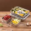With Lid Square Plate Stainless Steel Commercial Dish Tray New Baking Dish  Kitchen Cooking Tools