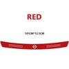 ARE4  Car Carbon Fiber Logo Trunk RearGuard Plate Bumper Trim Stickers For Nissan Nismo X-trail Qashqai Note Juke Sentra Patrol Navara