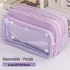 Cute Cheese Pencil Case: High Capacity, Multi-layer Stationery Bag for Students