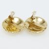 Chanel COCO Mark Earring Matelasse Vintage Plated Gold 41.9g Women Used