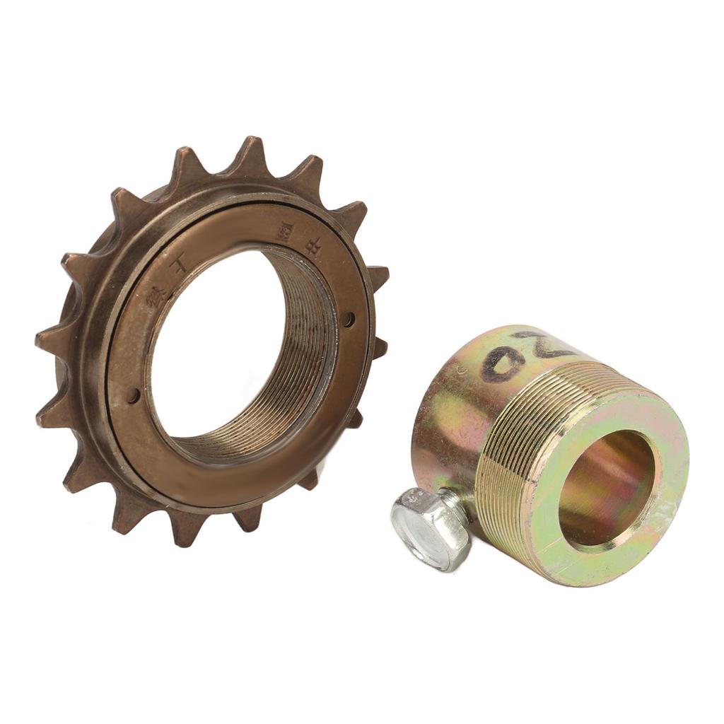 16T Freewheel with 20mm Adapter Replacement Lightweight Easy Installation Flywheel Adapter Kit for