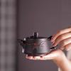 Bamboo Node Teapot Purple Clay Chinese Gongfu Tea Set Handmade Ceramic Pot with Gift Box