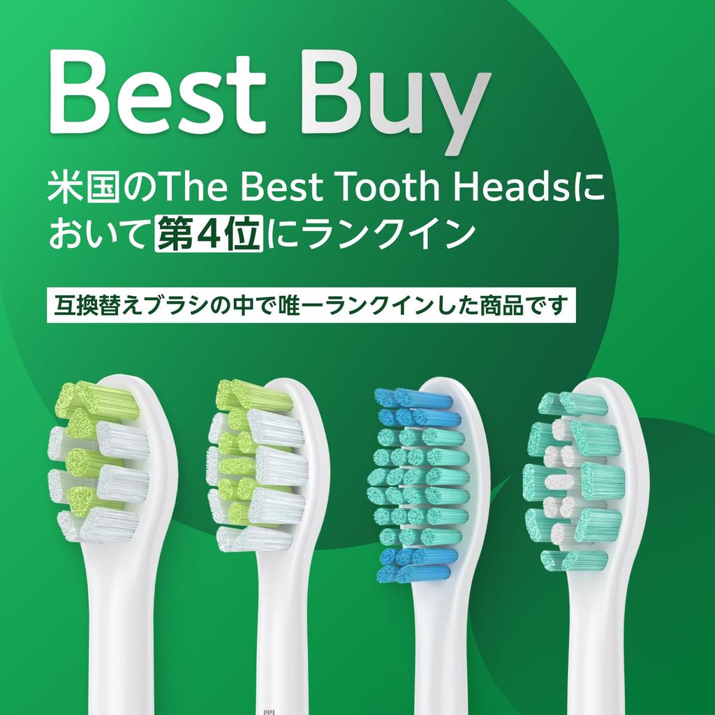 Now Available At Dental Clinics In Brushmo Compatible Brushes for Philips Sonicare Electric Standard Pack of 8 Tokyo Toothbrushes, Sensitive, Size,