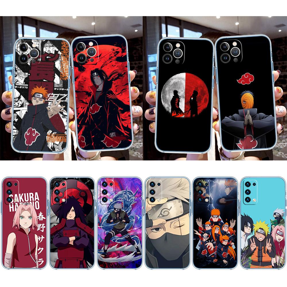 Naruto Transparent Phone Case for Motorola Moto Edge 20 30 40 50 S30 Fusion Ultra Pro Neo Lite + G200 G23