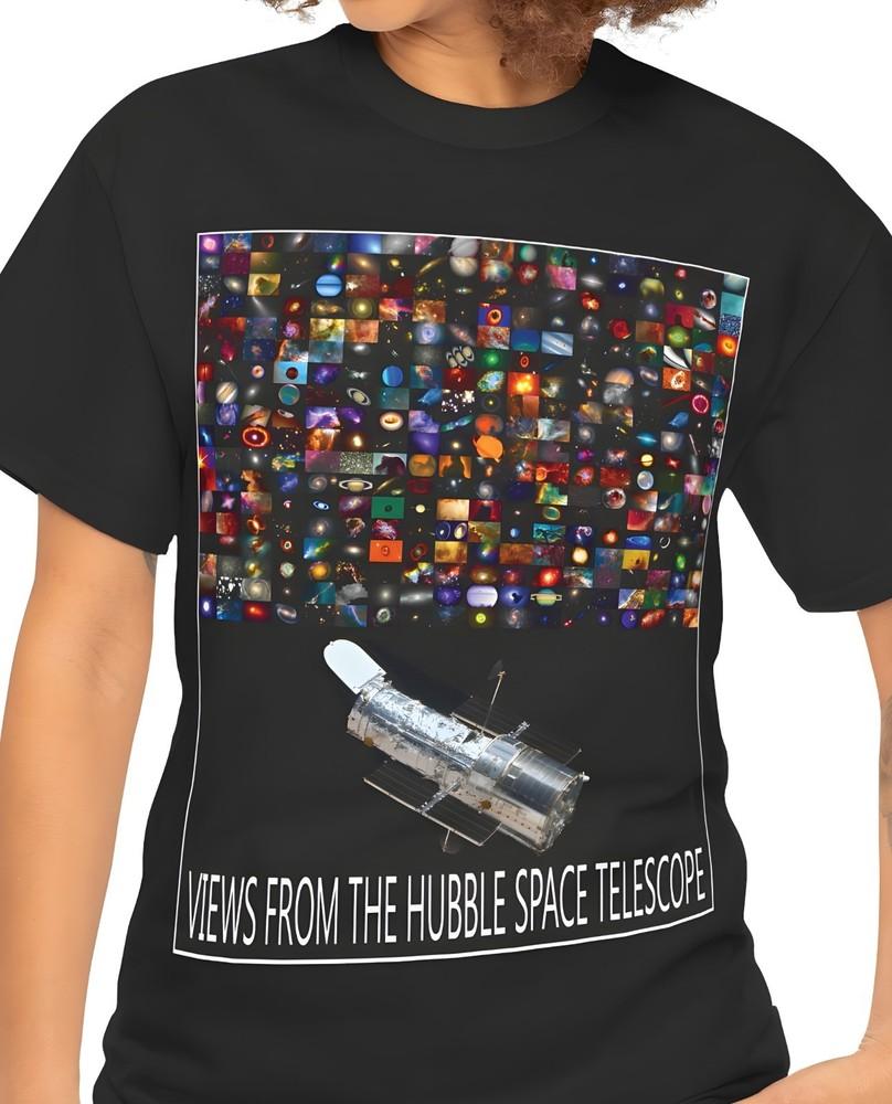 

Views from the Hubble Space Telescope T-Shirt Astronomy stars galaxies universe XL