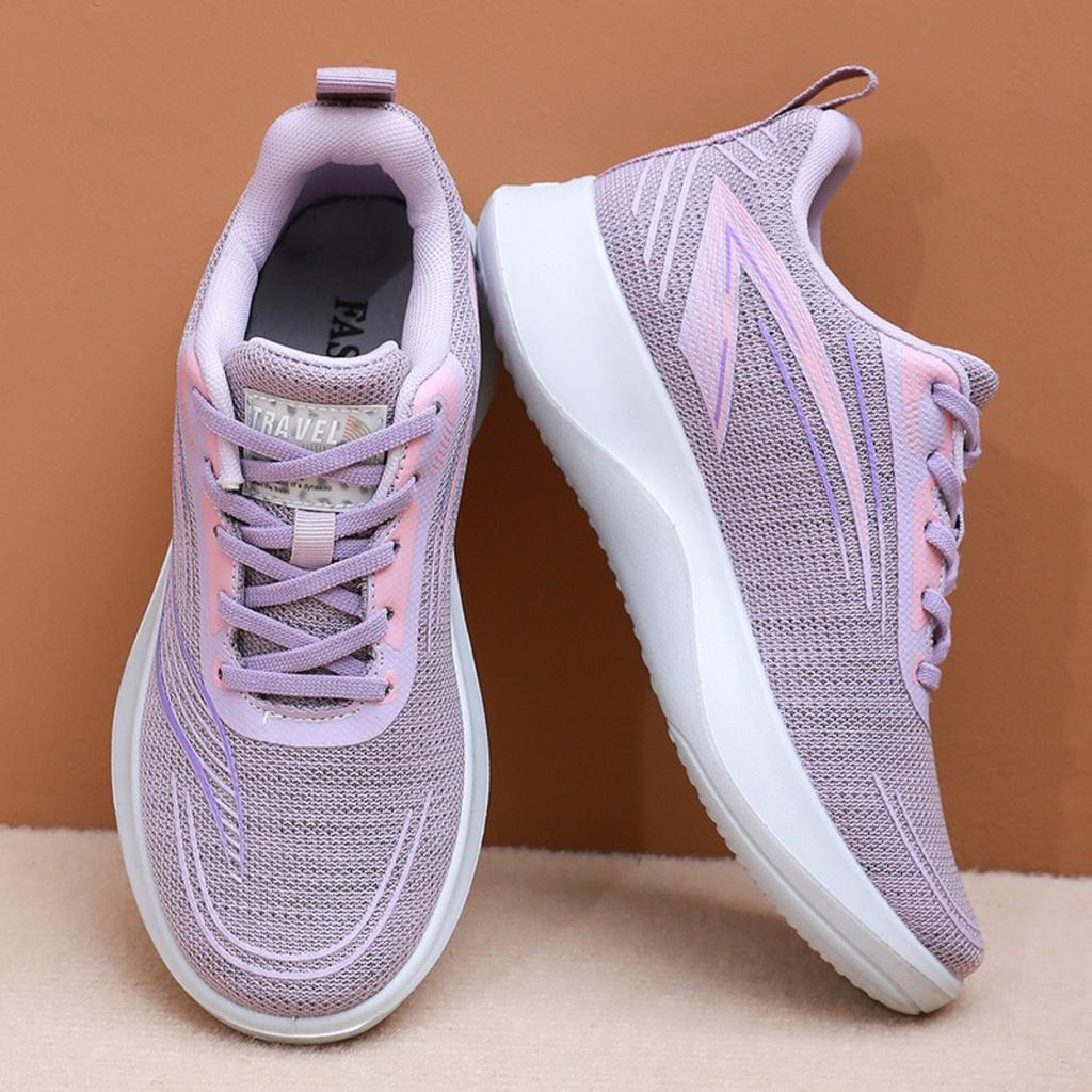 2025 New Fashion Casual Shoes Comfortable Women Breathable Antiskid Sneakers Men Mesh Flat Shoes