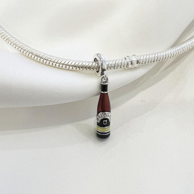 New Europe Beer Coffee Juice Cocktail Charm Bead Fit Original Bracelet Diy Women Jewelry Giftcopper Making Accessories