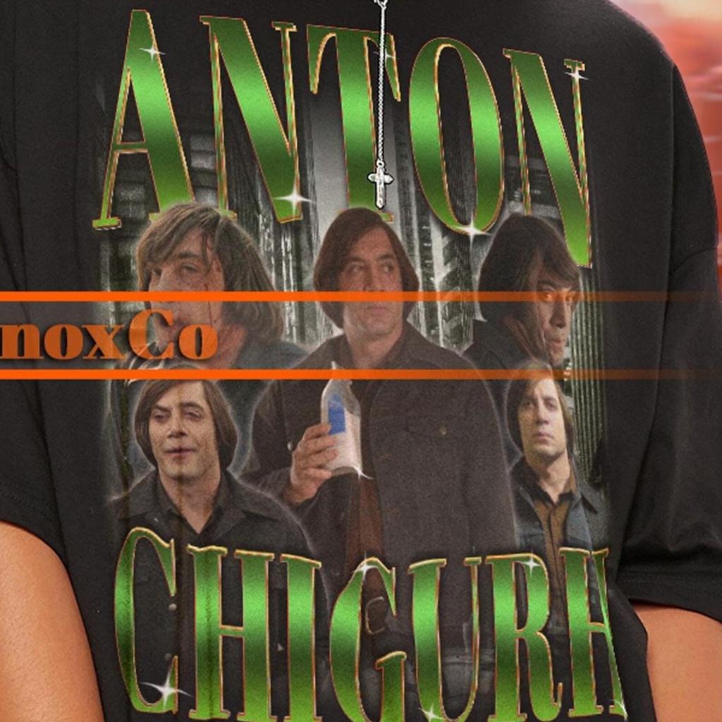 ANTON CHIGURH Vintage Shirt, Anton Chigurh Homage Tshirt, Anton Chigurh Fan Tees, Anton Chigurh Retro 90s Sweater, Anton Chigurh Merch #tpc