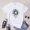 Celestial Boho Sun Moon Nature Tshirt Mystical Lunar Moon Magic Tee Shirt Top Aesthetic Women Astronomy Cotton Tshirt
