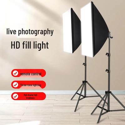 Caixa de Fotografia com Luz de Preenchimento ao Vivo 5070: Luz Suave, Disparo Quadrado, Interface de Liberação Rápida Equipamento de Estúdio