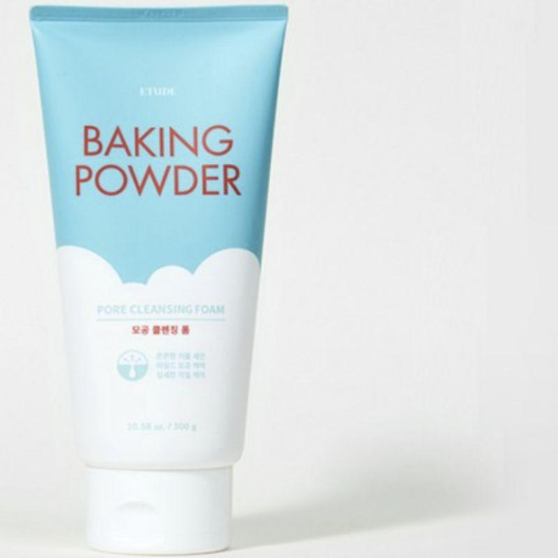 ETUDE HOUSE Baking Powder Pore Cleansing Foam Duo – Deep Pore Cleanser (300g × 2)
