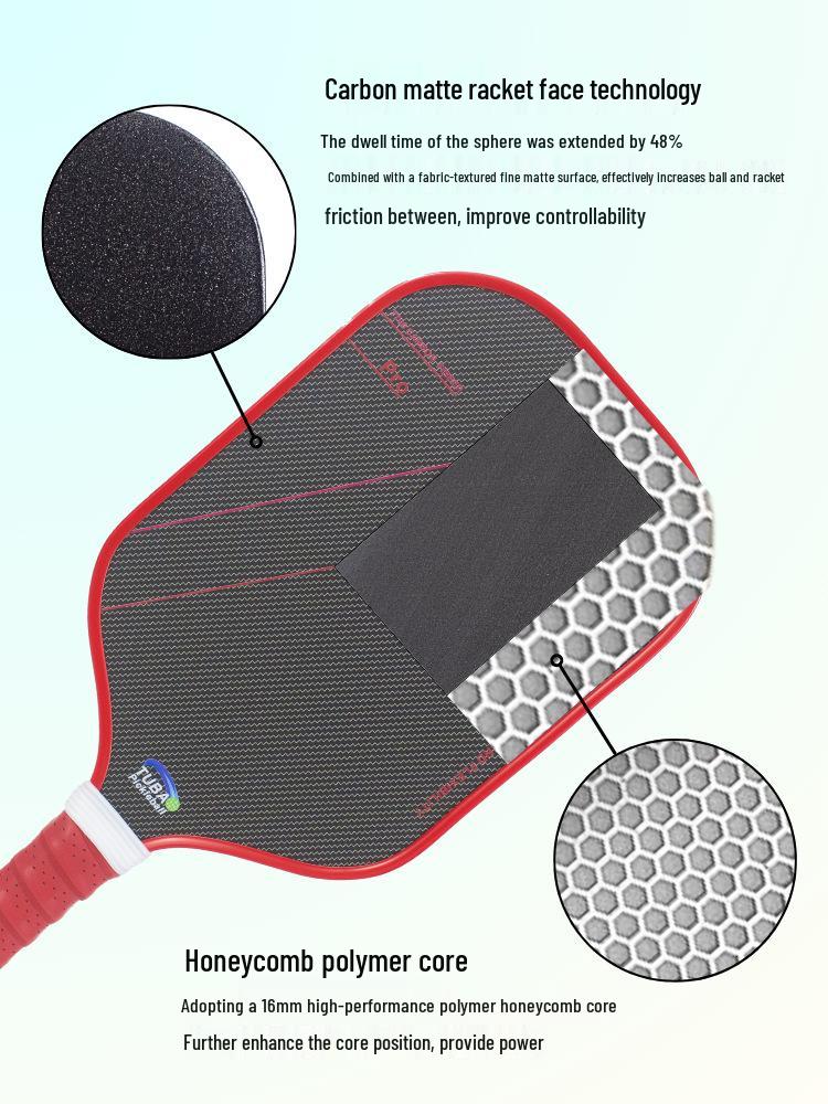 T700 Carbon Fiber Pickleball Paddle Set - Advanced K-Pattern Matte - In Stock Sports Equipment