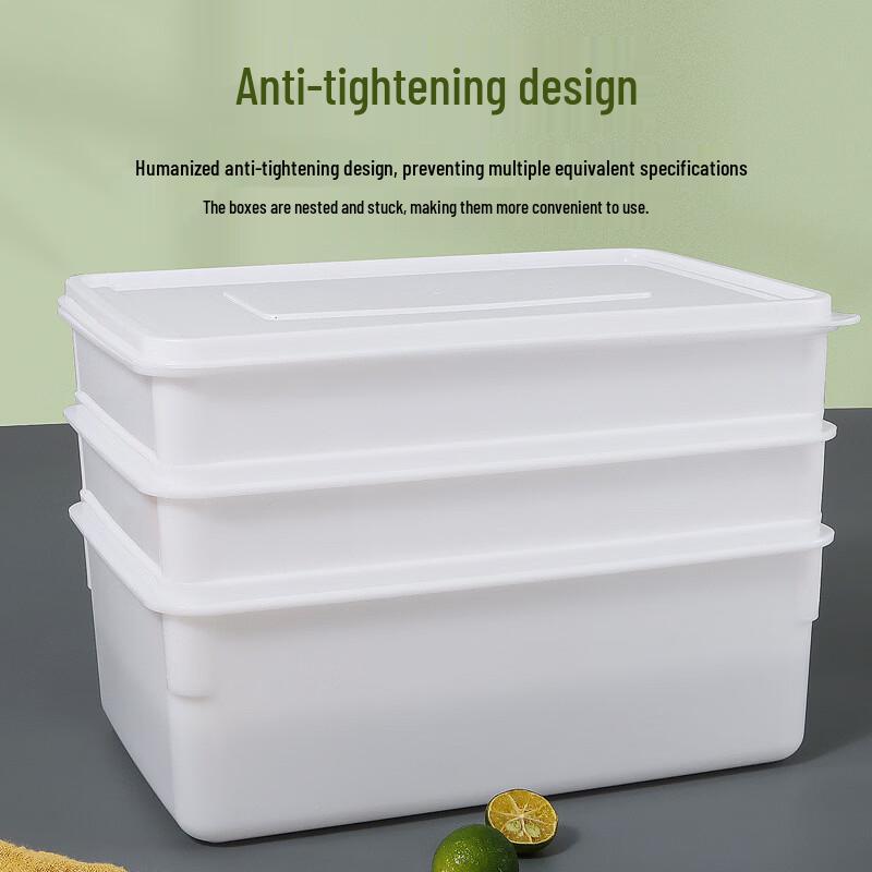 Zhishi Large Rectangular Extra-Thick Plastic Food Storage Containers