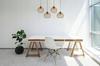Hanging Lamp, Ceiling Chandelier, Wooden, Led Lampshade
