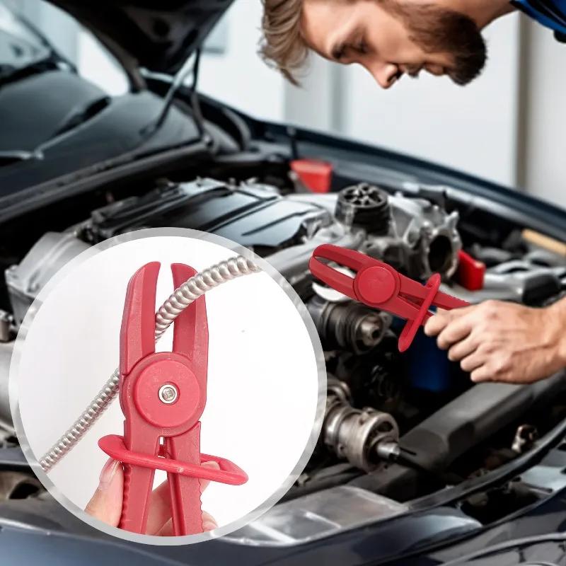 Brake Fuel Line Removal Hand Tools Auto Repair Disconnect Pliers Fuel Line Clamp Hose Clamp Pliers Tool for Car Repair Tool