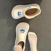 Casual non-slip rain boots cute cartoon Mengmeng shoes women's new summer wear soft thick-soled big-eyed rain shoes