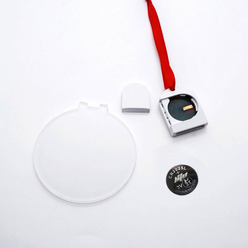 Personalized LED Sublimation Christmas Ornament Unfinished Round Acrylic Christmas Decoration Unique Holiday Gift