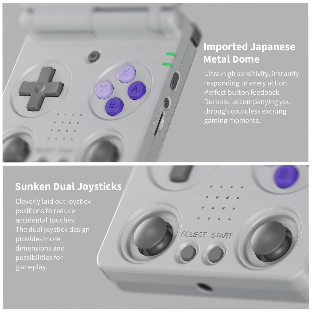 ANBERNIC RG34XXSP Dual Joystick Retro Foldable Clamshell Handheld Gaming Console