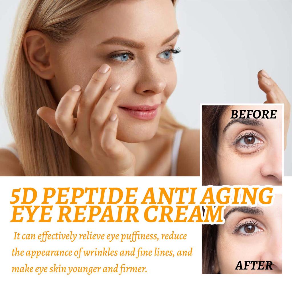 5D Peptide Anti Wrinkle Eye Care Cream Remove Dark Circles Under the Eyes Anti