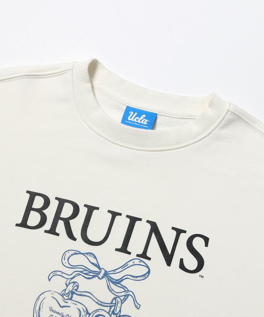 UCLA Unisex Ucla Heart Logo Sweatshirt [Ivory](Ubrlta6)