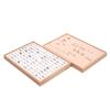Bamboo, Wood Flannel, 100 Rings, Display Plates, Earrings, Rings, Rings, Storage, Sorting Boxes, Jewelry Trays